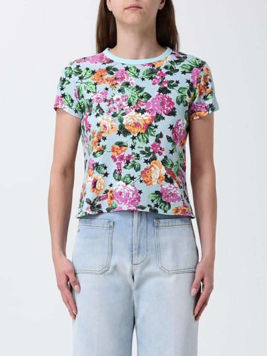26SS 겐조 플로럴 티셔츠 FG52TS2144SK 60 Multicolor