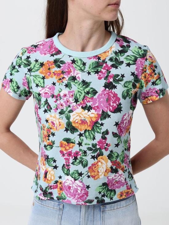 26SS 겐조 플로럴 티셔츠 FG52TS2144SK 60 Multicolor - KENZO