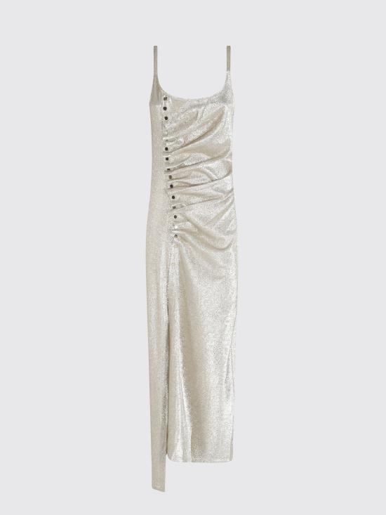26SS 파코라반 롱 원피스 23PJR0522VI0261 M042 Silver - PACO RABANNE