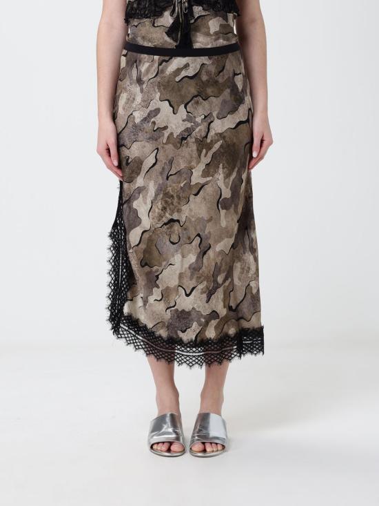 26SS 핑코 롱 스커트 107731A3MY CSZ Multicolor