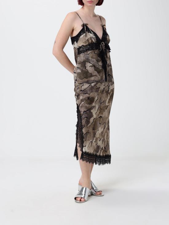 26SS 핑코 롱 스커트 107731A3MY CSZ Multicolor - PINKO