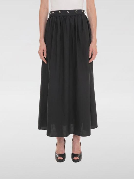 26SS 보스 롱 스커트 50559088 001 Black