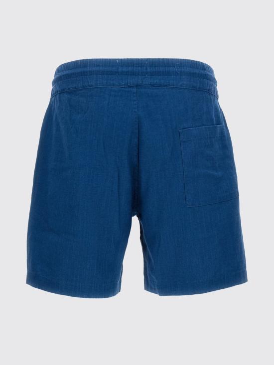26SS 포르투기스플란넬 숏팬츠 EMBROIDERYNATURERAMIESHORTS BLU Blue - PORTUGUESE FLANNEL