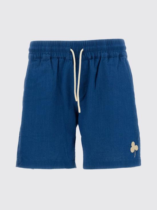 26SS 포르투기스플란넬 숏팬츠 EMBROIDERYNATURERAMIESHORTS BLU Blue - PORTUGUESE FLANNEL
