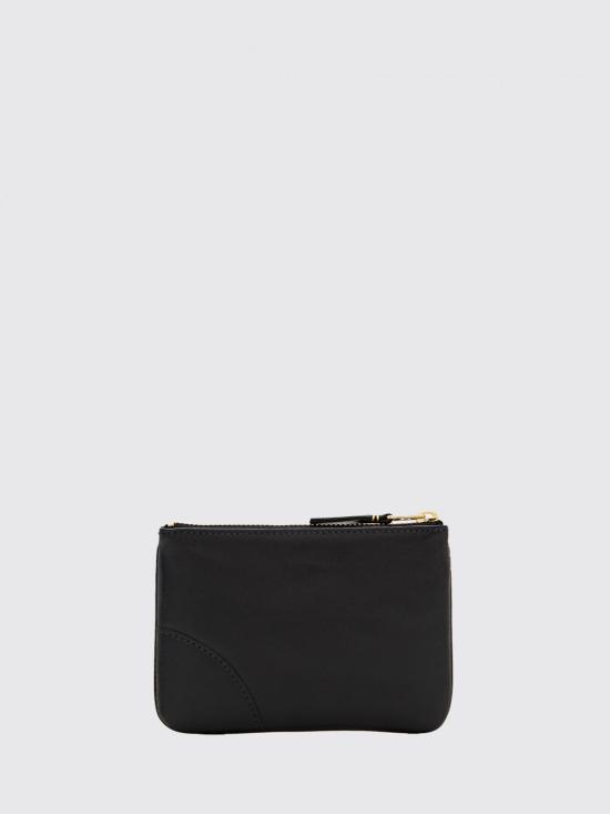 26SS 꼼데가르송 클래식 레더 라인 파우치 SA8100 Black - COMME DES GARCONS