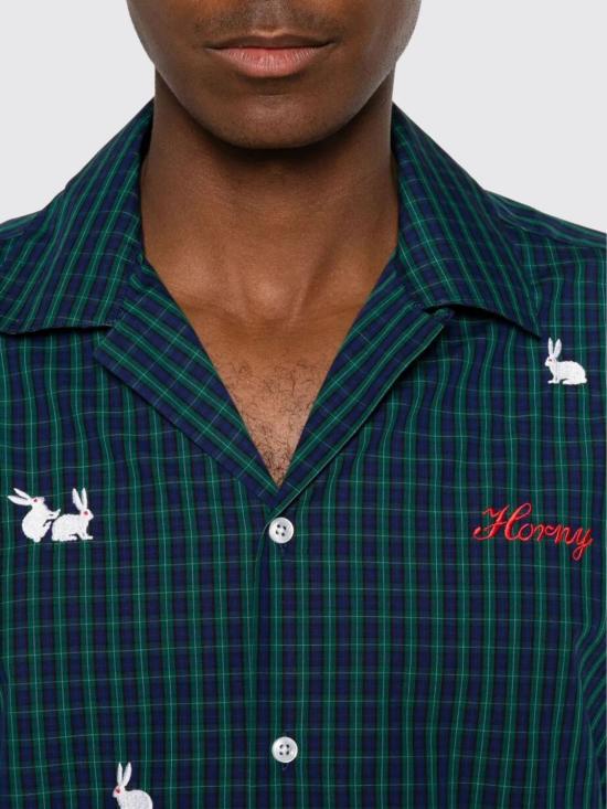 26SS 까르네 볼렌떼 반팔 셔츠 SSS0202 GREEN CHECK Green - CARNE BOLLENTE