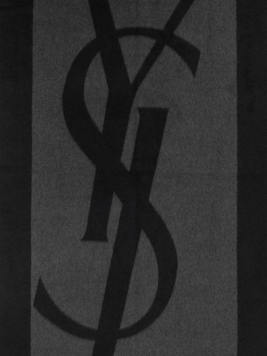26SS 생로랑 실크 자카드 캐시미어 스카프 7948613Y009 1261 Grey - SAINT LAURENT