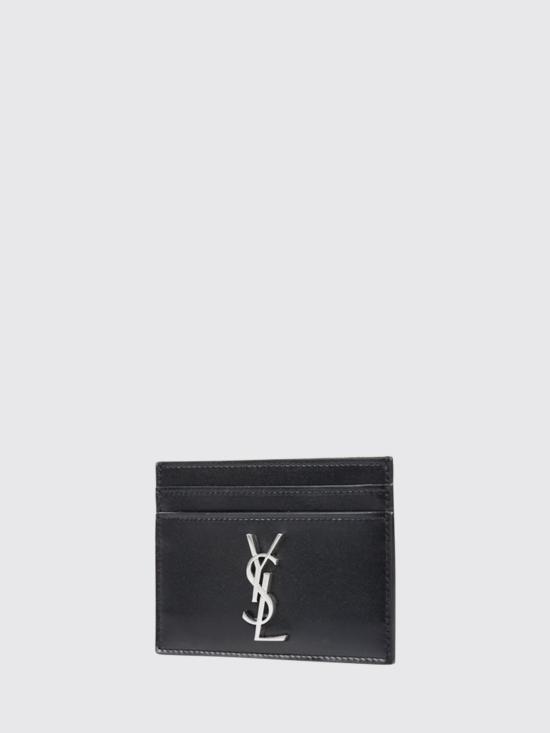26SS 생로랑 모노그램 카드지갑 4856310SX0E 1000 Black - SAINT LAURENT