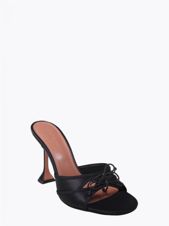 26SS 아미나 무아디 힐/펌프스 ELEONORASLIPPER95SATIN Black - AMINA MUADDI
