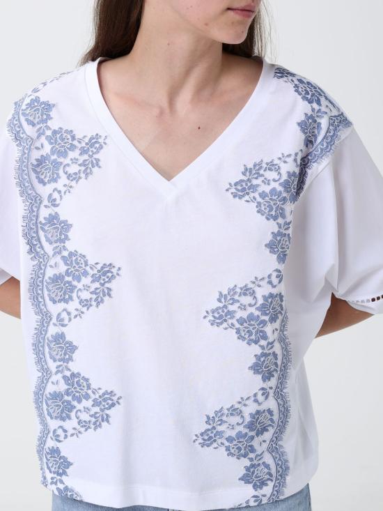 26SS 에르마노 피렌제 반팔 티셔츠 D48EL032EE4 MFA39 White - ERMANNO FIRENZE