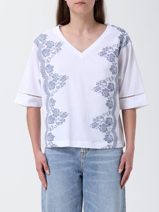 26SS 에르마노 피렌제 반팔 티셔츠 D48EL032EE4 MFA39 White
