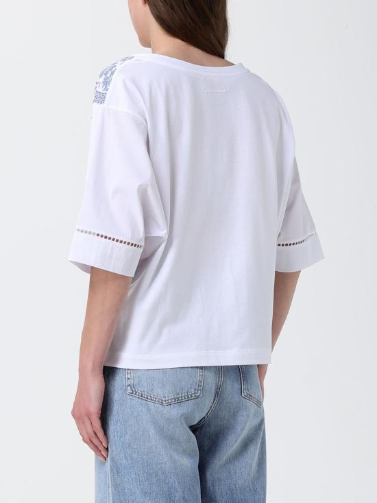 26SS 에르마노 피렌제 반팔 티셔츠 D48EL032EE4 MFA39 White - ERMANNO FIRENZE