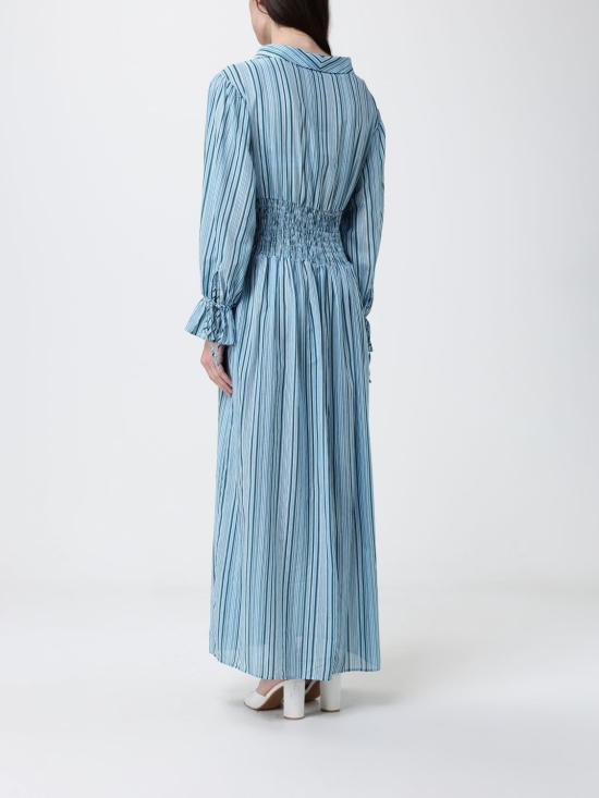 26SS 핑코 롱 원피스 106599A36E ES6 Blue - PINKO