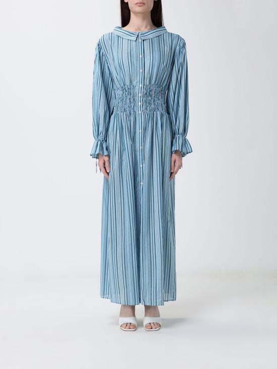 26SS 핑코 롱 원피스 106599A36E ES6 Blue