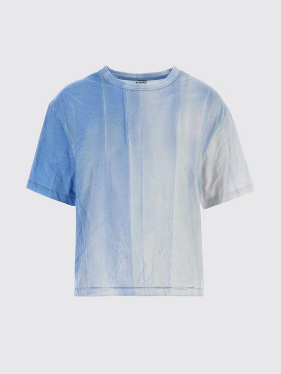 26SS 로에베 반팔 티셔츠 S540Y22X86 LIGHTBLUE Gnawed Blue - LOEWE