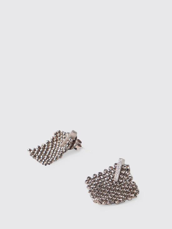 26SS 브루넬로 쿠치넬리 이어링 MORW9LA01 C046 Silver - BRUNELLO CUCINELLI