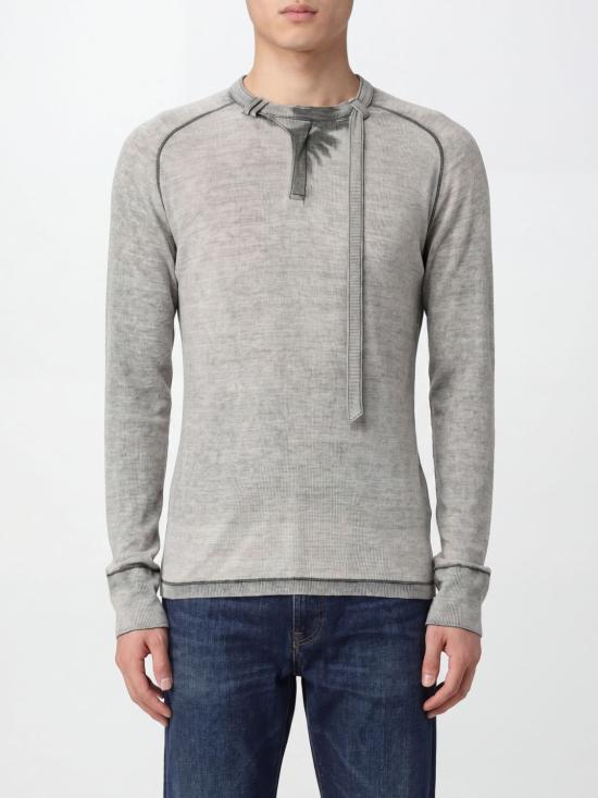 26SS 디젤 T-Gohan 립 저지 탑 바이커 넥 스트랩 A224280HGCQ 9CY Grey