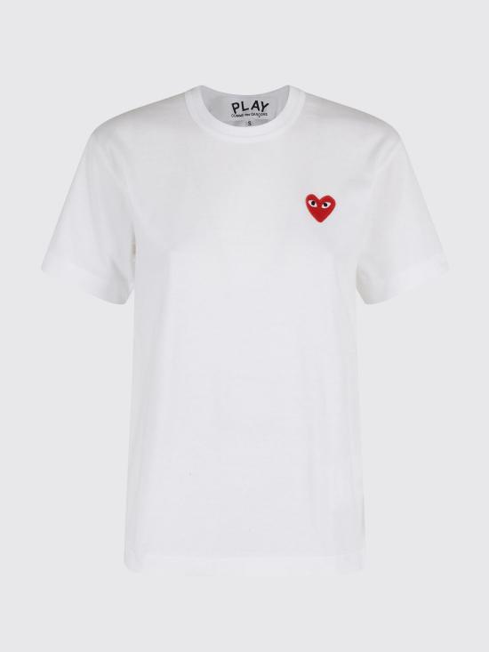 26SS 꼼데가르송 반팔 티셔츠 AXT108051D 2 White - COMME DES GARCONS