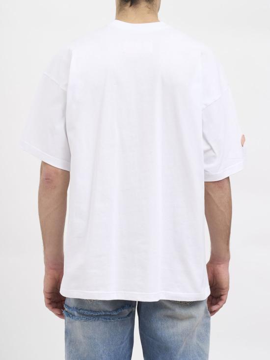 26SS 피디에프 반팔 티셔츠 DFM54029TF112 PIGTE White - PDF