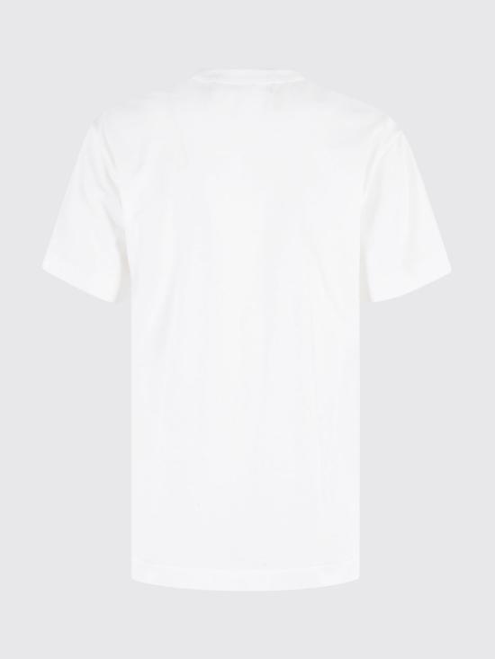 26SS 꼼데가르송 스몰 레드하트 와펜 반팔티셔츠 AXT304051D 2 White - COMME DES GARCONS
