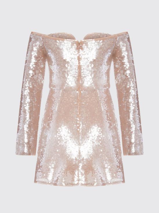 26SS 셀프 포트레이트 숏 원피스 RS25109SBG BEIGE Nude - SELF PORTRAIT