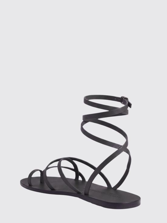 26SS 마네비 샌들 M49Y0 BLACK ANKLE STRAP Black - MANEBI
