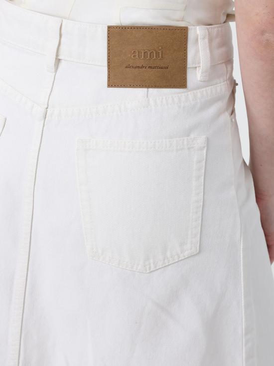 26SS 아미 코튼 롱 스커트 FSK467DE0126 136 Beige - AMI