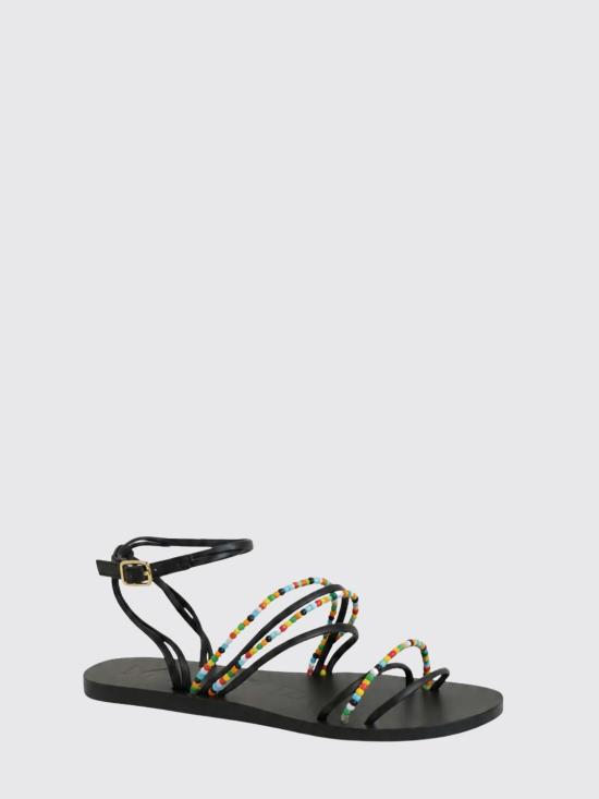 26SS 마네비 샌들 I33Y0 BLACK ANKLE STRAP Black - MANEBI