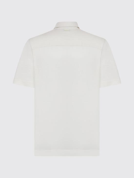 26SS 에르메네질도제냐 폴로 티셔츠 UH386A3H774 N01 White - ERMENEGILDO ZEGNA