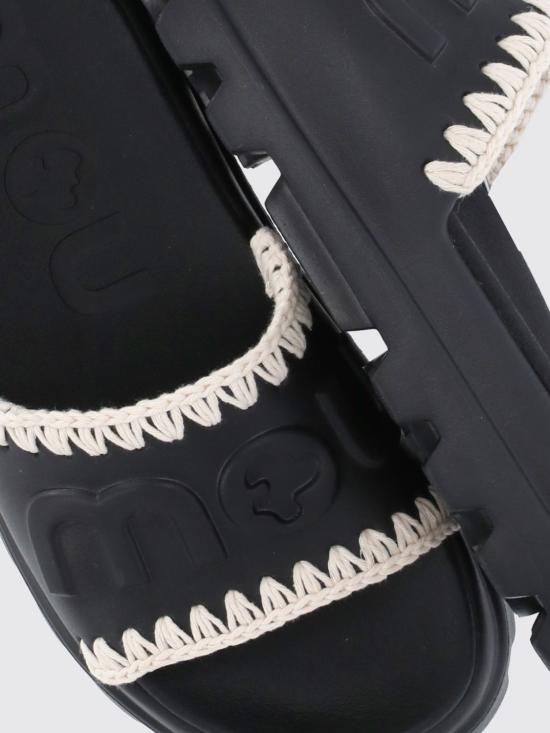 26SS 모우 뮬/슬리퍼 MUSW661000N BKW Black - MOU
