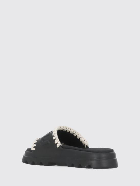 26SS 모우 뮬/슬리퍼 MUSW661000N BKW Black - MOU