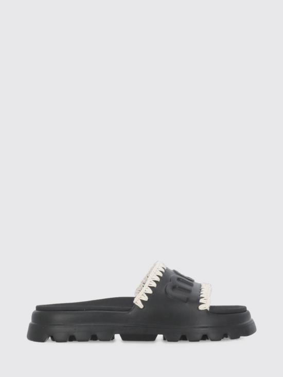 26SS 모우 뮬/슬리퍼 MUSW661000N BKW Black