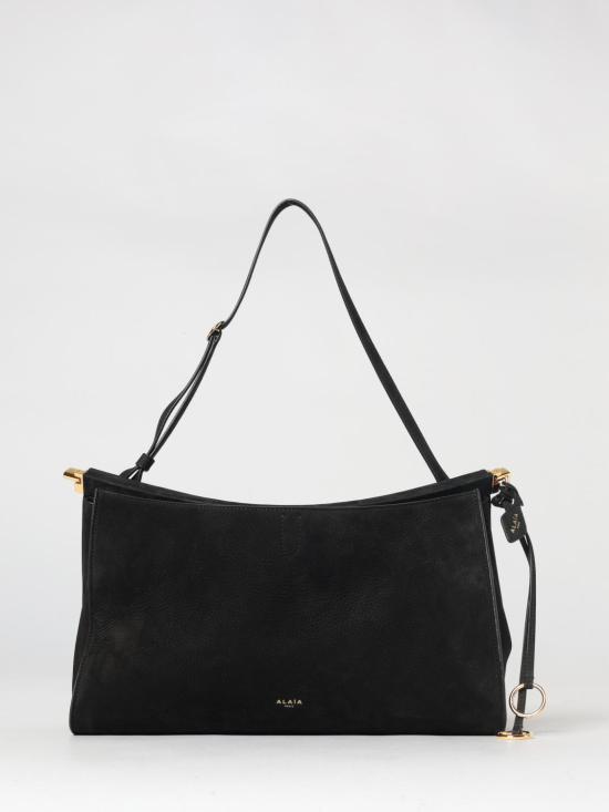 26SS 알라이아 르 클릭 포켓 35 누벅 숄더백 AA1L2038CA214 999 Black
