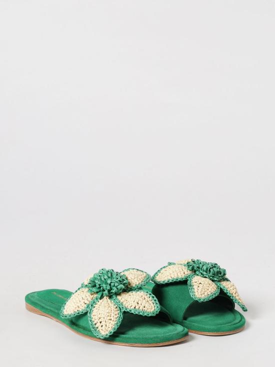 26SS 팔로마바르셀로 뮬/슬리퍼 1502 TREBOL Green - PALOMA BARCELO