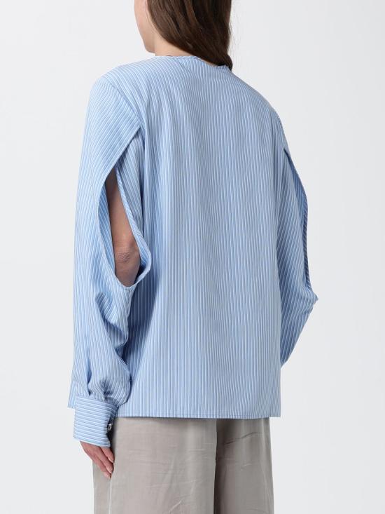 26SS 핑코 셔츠 106675A33Q EE4 Blue - PINKO