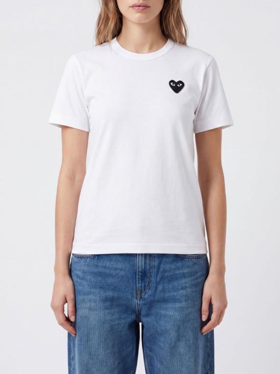 26SS 꼼데가르송 반팔 티셔츠 AXT064051D 2 White
