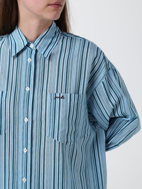 26SS 핑코 셔츠 106490A36E ES6 Blue - PINKO
