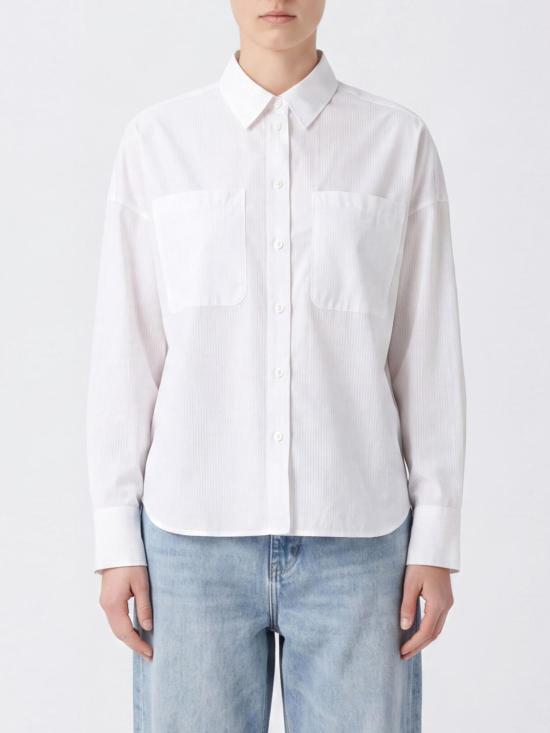 26SS 메종키츠네 셔츠 QW00404WC5094 0494 White