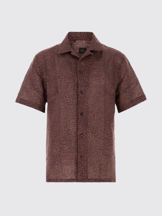 26SS 브리오니 반팔 셔츠 SCFR0LPD114 2268 Red - BRIONI