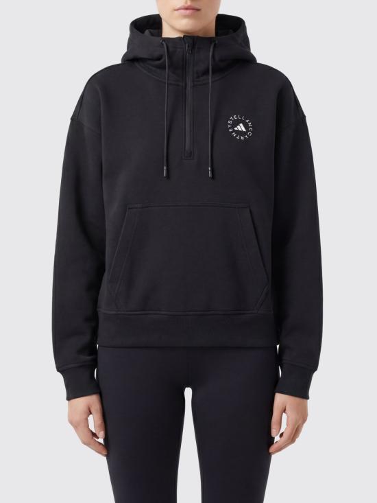 26SS 아디다스 바이 스텔라매카트니 후드 티셔츠 KA9557 Black