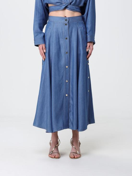 26SS 시모나 코르셀리니 데님 스커트 P26CPGOC0401 V0530 Denim