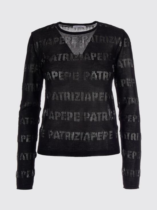 26SS 파트리지아페페 스웨터 8K0354K303 K103 Black - PATRIZIA PEPE