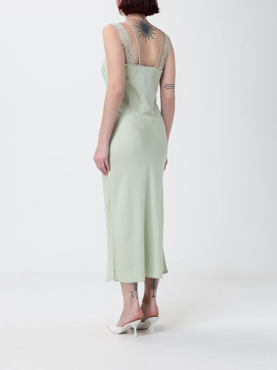 26SS 핑코 롱 원피스 106624A385 S86 Green - PINKO