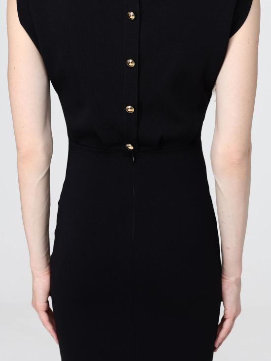 26SS 엘리자베타프랜치 롱 원피스 AM30B62E2 110 Black - ELISABETTA FRANCHI