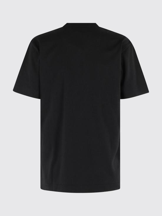 26SS 꼼데가르송 스몰 레드하트 와펜 반팔티셔츠 AXT304051D 1 Black - COMME DES GARCONS