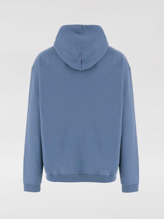 26SS 마르지엘라 업사이드 다운 자수 로고 후드 S50GU0167S25503 469 Blue - MAISON MARGIELA