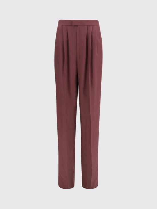 26SS 생로랑 스트레이트 팬츠 856580Y6J78 5060 Burgundy - SAINT LAURENT