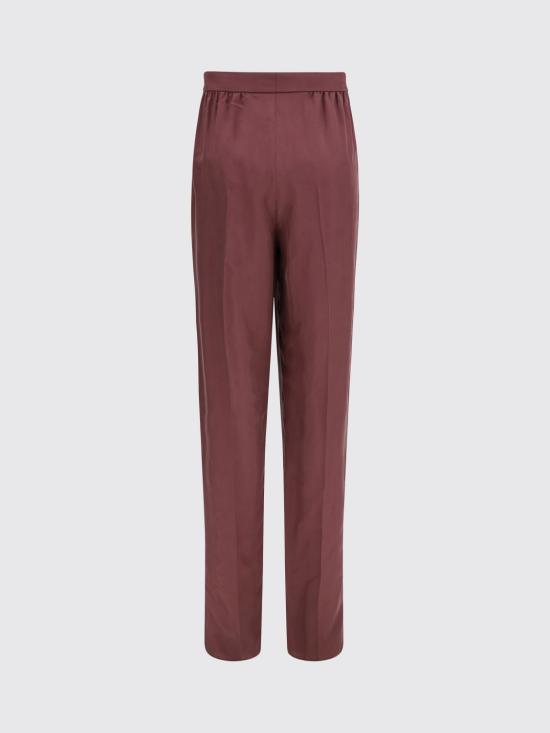 26SS 생로랑 스트레이트 팬츠 856580Y6J78 5060 Burgundy - SAINT LAURENT
