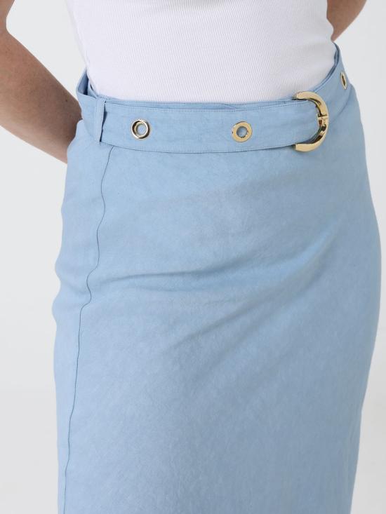 26SS 핑코 롱 스커트 106535A34G G45 Blue - PINKO