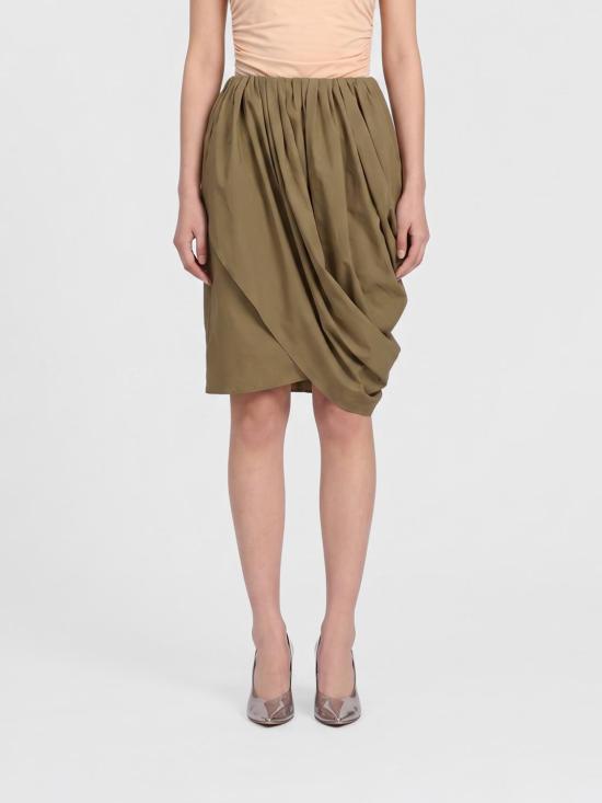 26SS 끌로에 미디 스커트 CH26UJU41141 3B6 Olive